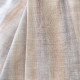 Marea ramato | Rideau Made in France | Voilage rayé à oeillets Casal