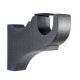 Supports mur 110 mm Argent patiné noir pour tringle Villa Houlès