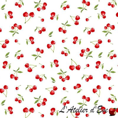 Promotion "Cherries" printed cotton lining