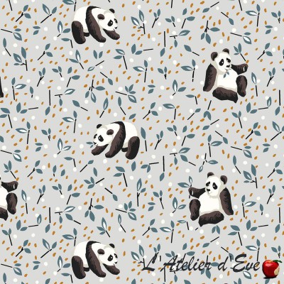 Promotional children's cotton lining with "Tao Perle" print