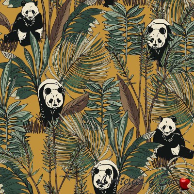 Fancy cotton fabric "Bamboo"