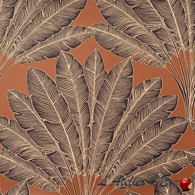 Papier peint "Arbre voyageur" Caramel Thevenon