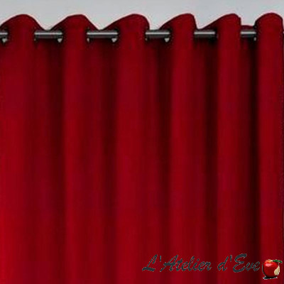 Rideau laineux "Laine et cashmere" Fabrication Française