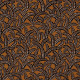 Bush noir fond camel - Rideau - Décoration intérieure - Tissu 100% coton Thevenon