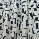 Rideau jacquard "Letters" Fabrication Française