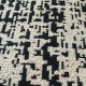 Tissu jacquard "Dots" Noir Thevenon