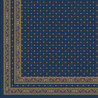 Bastide bleu Provencal cotton tablecloth Valdrôme Made in France