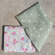 Dry hot water bottle "Rose-Blanc" Made in France