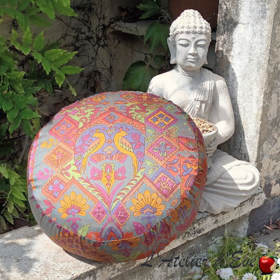 Zafu "Caschemire" Meditation cushion Made in France