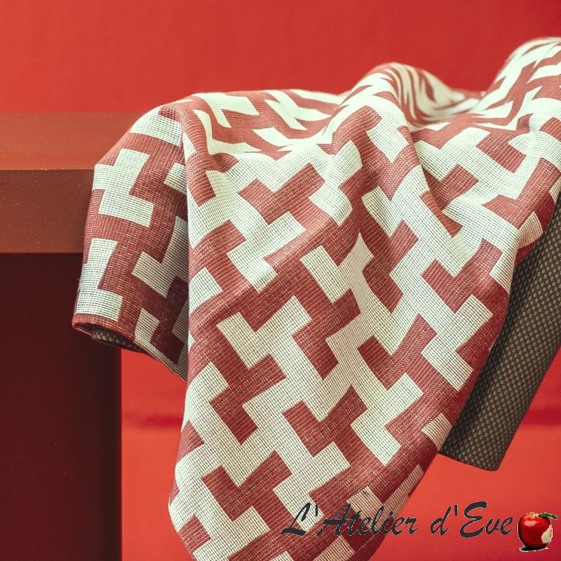 "Blush" cotton curtains Made in France