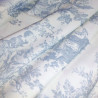 Toile de jouy coton Scène d'été Grande largeur Camengo