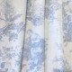 Toile de jouy coton "Scène d'été" Grande largeur Camengo