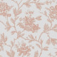 Rosa rose blush - Toile de jouy fleurie 100% coton grande largeur Casamance