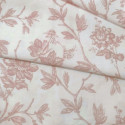 A pair of curtains Floral Toy canvas "Rosa" Made in France