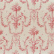 Corne d'abondance rouge carmin - Toile de Jouy - Tissu 100% coton en grande largeur Camengo