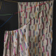 Embroidered linen curtain "Mumbai" Made in France