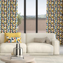 Curtain "Cabriole" Made in France