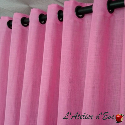 New Satilino - Linen look sheer curtain - Made in France - Interior decoration