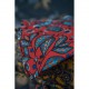 "Idris" Large-width floral cotton canvas, Thevenon furnishings