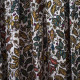 "Idris" Large-width floral cotton canvas, Thevenon furnishings