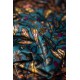 "Rainbow tree grand" 24159-13 vert bleu velours tissu ameublement Thevenon