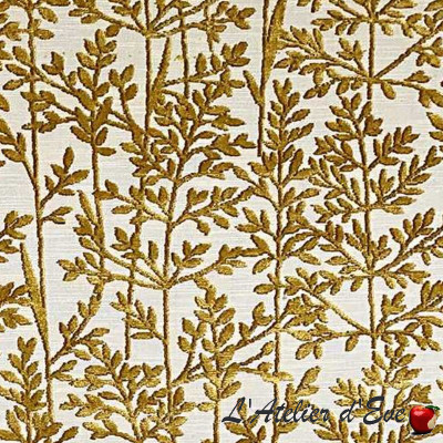 Tissu jacquard "Silva" Casal-Ambre2