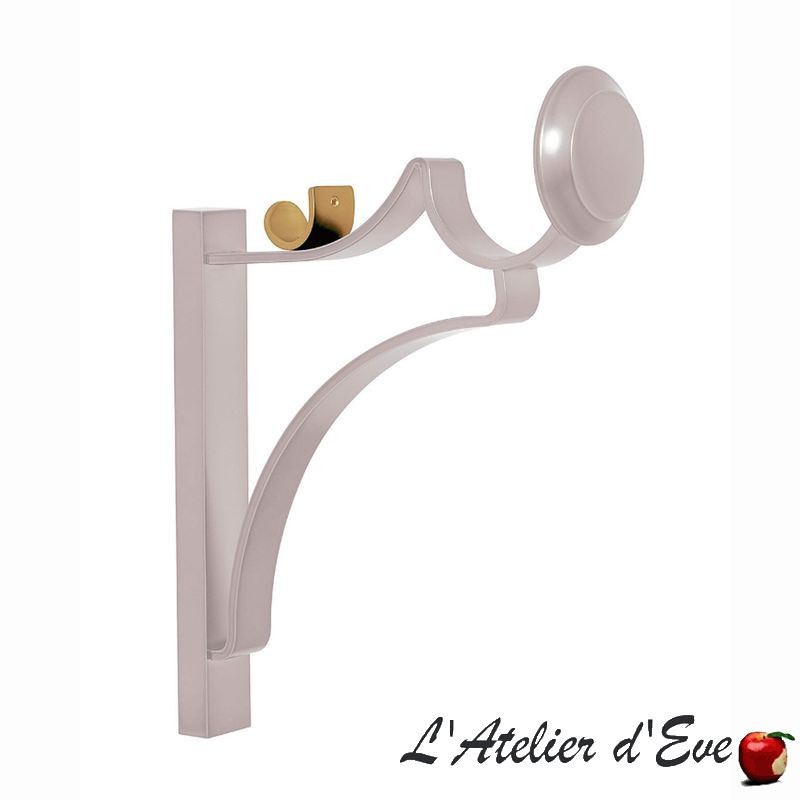 Tringles à Rideaux Collection Medicis : 1 Support Mixte Plafond