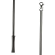 Lance-rideau Argent Vieilli collection "Médicis" Houlès