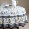 Bastide rouge Provencal cotton tablecloth Valdrôme Made in France