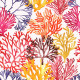 "Celine" coated Thevenon floral fabric