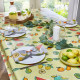Situation 2 "Fruit salad" Lemon 5089-554 Toile cirée butterscotch finition brillante Sketch Prestigious Textiles
