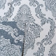 Dos tissu jacquard "Boccador"- Fond Bleu Jean-Thevenon