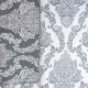 Dos tissu jacquard "Boccador"- Fond Gris-Thevenon