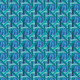 Tissu coton "Cannage" Bleu- Esterelle
