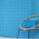 Situation tissu coton "Cannage" Bleu- Esterelle