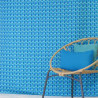 Tissu coton Cannage Bleu- Esterelle