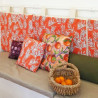 Tissu coton Olivette Jaune- Esterelle