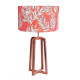Tissu coton "Olivette" Corail- Esterelle
