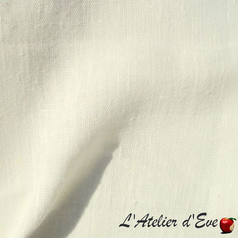 "Washed linen" Pearl Coupon 140x240cm fabric furniture Thévenon