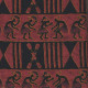 1m10 x 4m Wax African Print Coupon 100% Cotton