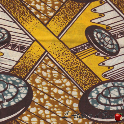 Wax Coupon 1m10 x 1m80 African Print 100% Cotton