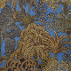 Velvet curtain "Majorelle" Made in France