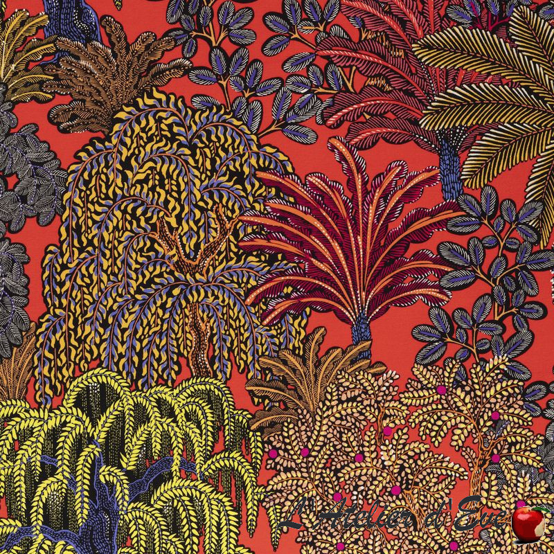 Cotton curtain "Majorelle" Made in France