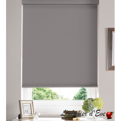 Gravity grey mouse blackout roller blind