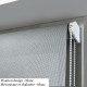 Gravity sand blackout roller blind