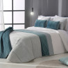 Quilted bedspread + Adkins Reig Marti C.03 cushion covers