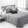 Quilted bedspread + Edgar Reig Marti C.08 cushion covers