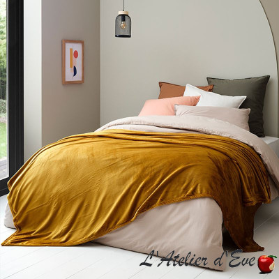Plaid "Estrela" 125 x 180cm Gold Fleece