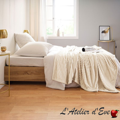 Plaid et couverture "Dolce" micro velours Toison d'Or