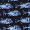 Thevenon Fish Trunk Linen Canvas